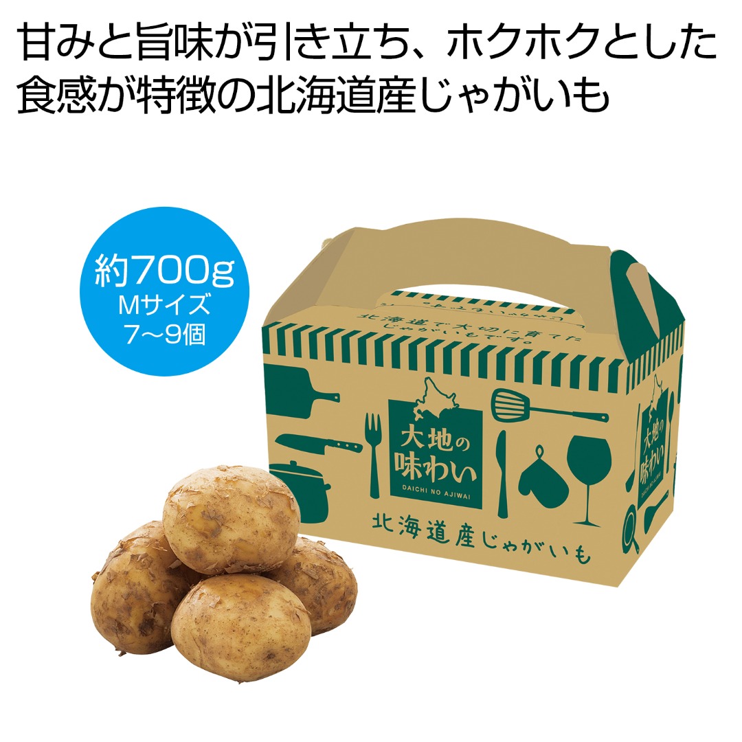大地の味わい 北海道産じゃがいも 700g
